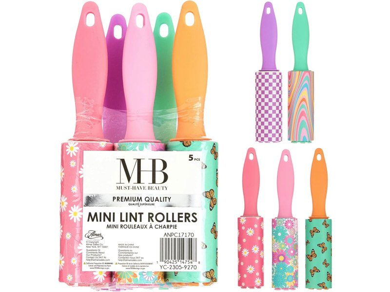 mini lint rollers set