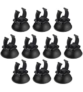 Galyacht 10Pcs Aquarium Suction Cup Clips, 18-22mm, Black, Universal Fish Tank Holders for Heater...
