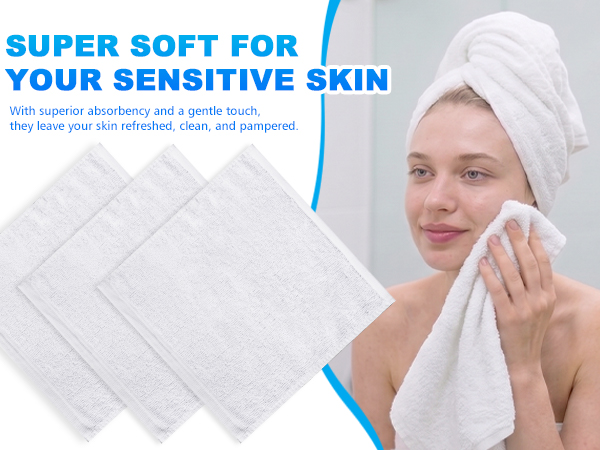 100% Cotton Wash Cloth