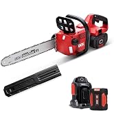DCK 58V Cordless Chainsaw Electric Brushless Chain Saw, 16 Inch Battery Powered Chainsaw with 4.0...