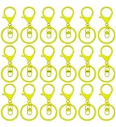 30Pcs Lobster Claw Clasps Keychain for Jewelry Making,Metal Lobster Clasp Swivel Trigger Clips wi...