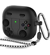 LDSXAY Compatible with AirPods 4th Generation Case Cover, Classic Handheld Game Console Design Sh...