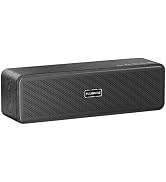 FULMINARE Portable Bluetooth Speaker for Home, Wooden Housing, 50W Deep Bass Stereo Sound, Blueto...