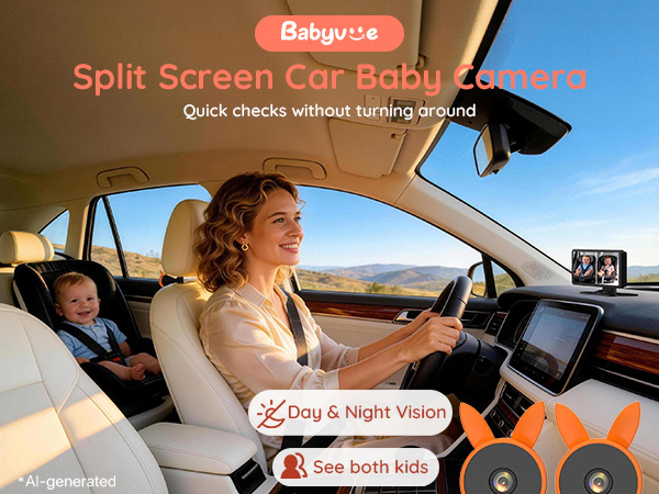 dual car camera baby monitor