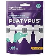 Platypus Orthodontic Flossers for Braces | Ortho Picks for Adults & Kids | Fits Under Arch Wire |...