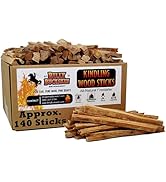 Billy Buckskin Co. Kindling Wood Sticks, Fire Starter Stick for Campfire, Fire Pit, Indoor & Outd...