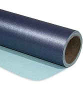 RUSPEPA Navy Blue Matte Wrapping Paper - Solid Color Pearly - lustre Paper Perfect for Wedding, B...
