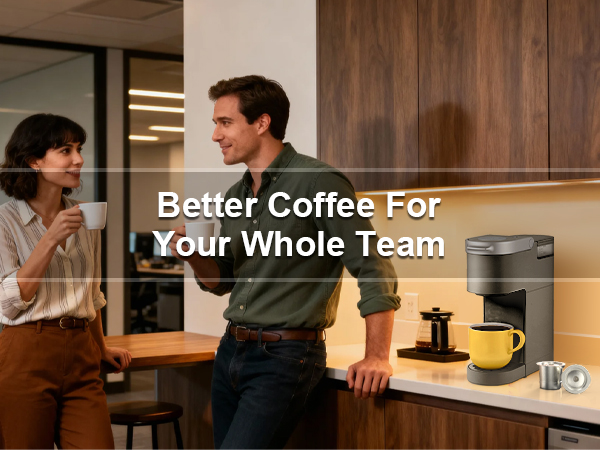 coffee pods in office