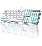 MageGee Mechanical Gaming Keyboard, Wired USB Adjustable Backlight Keyboard, New Mechanical Storm...