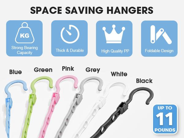 hangers space saving organizer saver clothes closet organization storage hanging