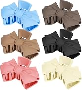 Beaupretty 6 Pcs Bow Hair Clips For Women Claw Clips Plastic Hair Clips Women Hair Clips Hair Bow...