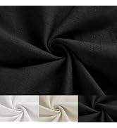 Soft Cotton Canvas Fabric, 10oz 59" Wide Thick Duck Canvas Drop Cloth Panels for Painting, Embroi...