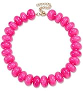 CSIYANJRY99 Chunky Beaded Necklace for Women, Large Colorful Resin Beads Statement Necklace, Boho...