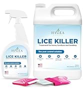 Hygea Natural Lice Kit Includes Comb with Magnifier for lice and nits and Lice Spray & Refill for...