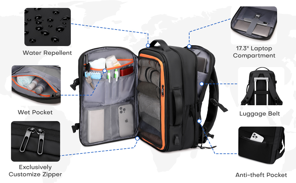 mochila viral de suitcase backpack for travel bidmamba backpack 40x20x25