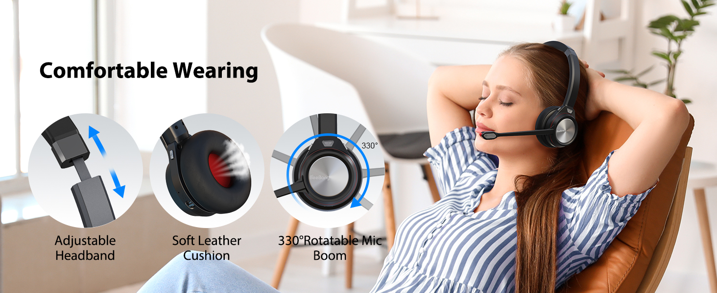 Bluetooth office headset BNG891