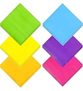 Sveikie 60 Pcs Neon Lunch Dinner Napkins 6.5x6.5 Inch 2-Ply - Colorful Birthday Party Napkins, So...