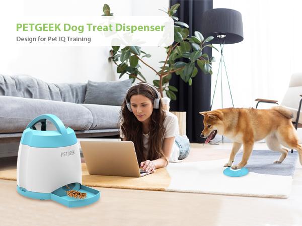 ball bounce dog treat dispenser