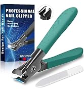 Nail Clippers for Men, Toe Nail Clippers for Thick Toenails Acrylic Nail Clipper Set for Women, S...