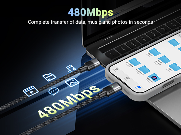 magnetic usb c cable