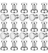 FINDMAG 25 Pack Magnetic Push Pins, Whiteboard Magnets, Magnetic Thumb Tacks, Fridge Magnets, Ref...
