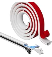 78" Cord Hider for Wall Mounted TV,Adhesive Cable Hider for Wall,Cord Covers Raceway Kit for Wire...