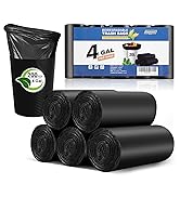 4 gallon black trash bags
