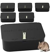 Rat Station Box with 1 Key, Complete Rodent Solution Keeps Rats Away, Pet & Child-Safe, Lock & Ke...