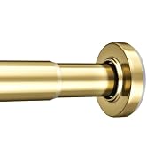 AmazerBath Spring Tension Shower Curtain Rod, 31-75 Inches Heavy Duty Shower Curtain Rod Rust Pro...