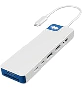 HyperDrive Flex 9-in-1 USBC Docking Station Dual Monitor HDMI Hub — 2 HDMI 4K60Hz, 100W PD USB C,...