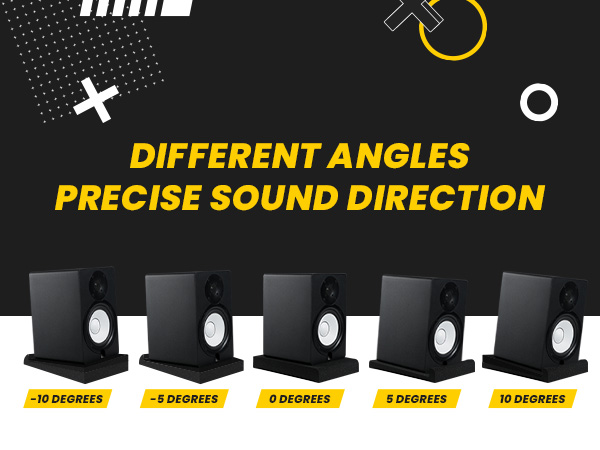 Studio Monitor Pads - angles mb