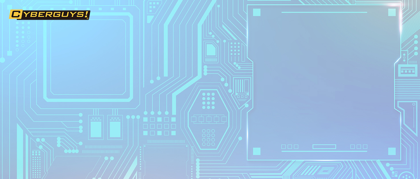 CyberGuys, tech, cords, computer parts, circuits, monitors, plugs, power strips