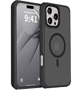 ZOYTONE Magnetic for iPhone 16 Pro Case, Compatible with MagSafe, Threaded Border Non-Slip, 4 Cor...