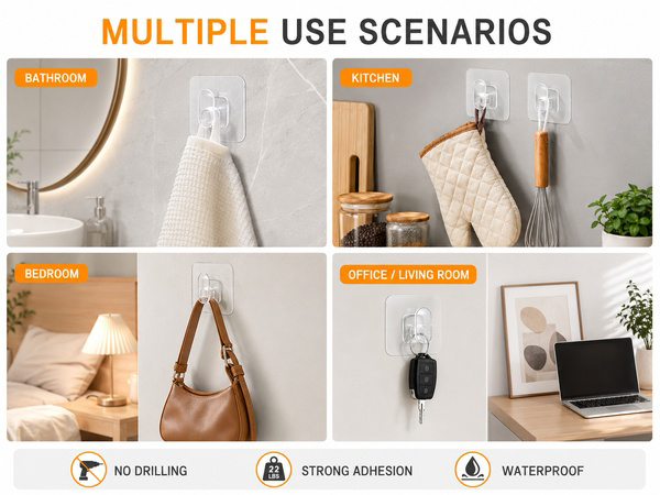 Adhesive Hooks