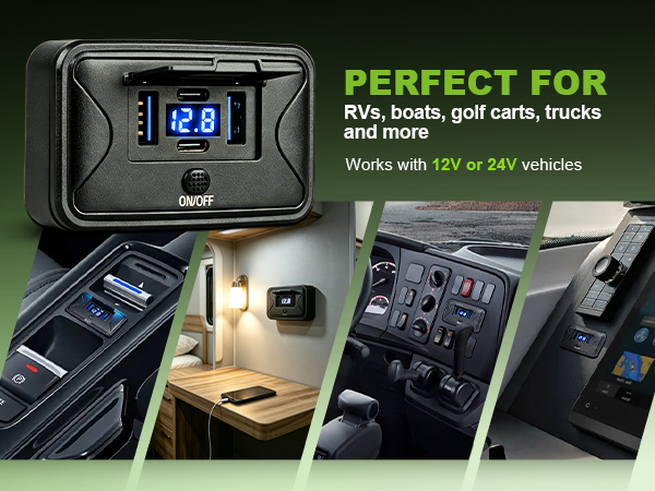 12V USB Outlet