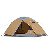 2 Person Backpacking Tent, Waterproof Windproof Two Person Tent, Lightweight Easy Setup 2 Man Ten...
