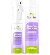 Rinse Free Shampoo by Nurture Valley | No Water Shower or Rinse Required - Waterless Nourishing S...