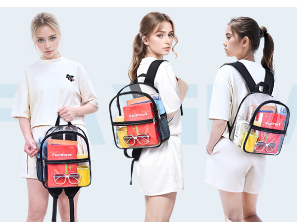 clear backpack 12 inches stadium approved