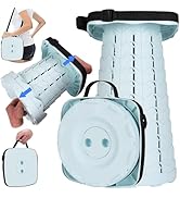 Fishboy Upgraded Square Collapsible Stool for Adults,Portable Retractable Folding Telescoping Fol...