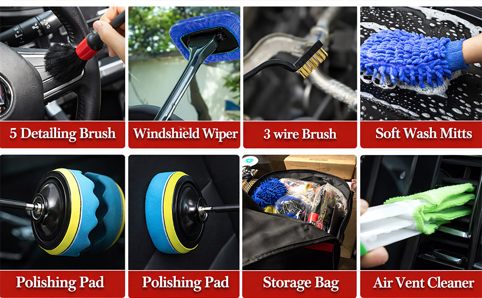 car cleaning supplies