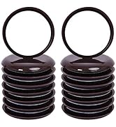 Ezprotekt Round Brown 16 Value Pack Self-Stick Furniture Sliders 2-1/8" Furniture Moving Pads Hea...