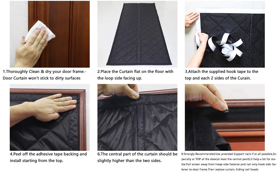 insulated door curtains for doorways