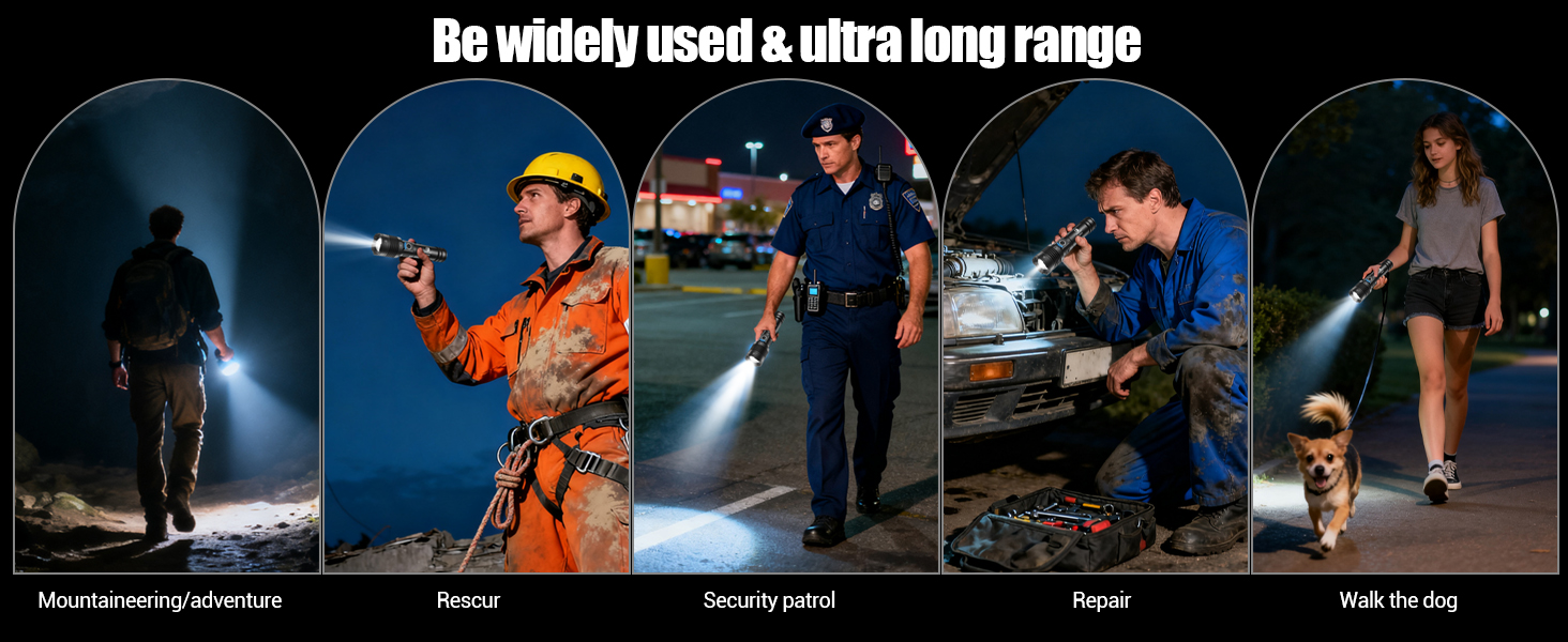 rechargeable flashlights