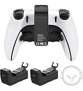 Battery Pack Compatible with PlayStation 5 DualSense Edge Controller, PS5 Accessories 3500mAh Fas...
