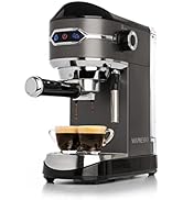 Mixpresso Espresso Maker, 15 Bar Espresso Machine With Milk Frother, Fast Heating Automatic Espre...
