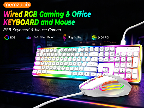 wired mouse and keyboard