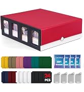 UAONO Trading Card Storage Box with Commander Display; 2400+ Deck Box for MTG with Removable Cove...
