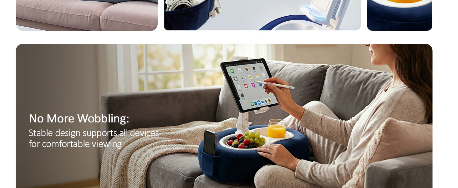 pillow stand for lap