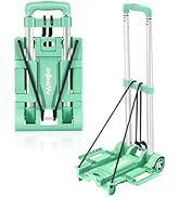 Folding Hand Truck Dolly Cart,Collapsible Shopping Trolley,Mini Lightweight Hand Dolly,Backpack T...