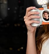 COMITOK iPhone Camera Grip MOCA with Magnet Fill Light & Mirror for 17 Pro iOS26 Native Camera, F...
